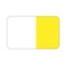 Nevs Standard - Flag - Clear w/Yellow - 1" x 1 11/16" NEV76805 - alternate 1